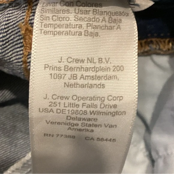 J Crew Medium Wash Full Length Wide-Leg Jeans, Size 29T - Picture 15 of 16